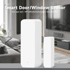 Zigbee Wifi Door Window Entry Sensor Security Burglar Magnetic Alarm Smart Life Compatible with Alexa Google Home Tuya