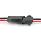10 Pairs JST SM Series 2.5mm Pitch 2-Pin Battery Connector Plug Male & Female Pre-Crimped 200mm Wire Harness Assembly