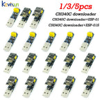 5/1PCS CH340C USB ESP8266 ESP-01 ESP01S Prog WIFI Downloader Module Developent Board for Arduino Programmer Adapter