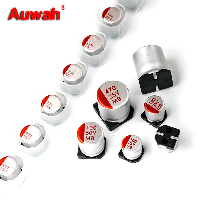 10pcs/lot SMD Polymer Solid Capacitor 6.3V 10V 16V 25V 35V 50V 63V 47uF 100uF 220uF 270uF 330uF 470uF 560uF 820uF 1000uF