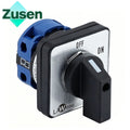Zusen LW26-20 On/Off 440V Ui 660V 20A Rotary Cam Switch 2 Position 2 Poles 4 Terminals