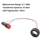 NJXSE Led Current Indicator 5A 20A 30A 50A 100A CT AC Signal Monitor Light Factory Price Current Transformer with Led Indicator
