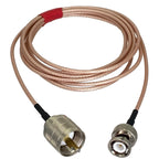 Cable BNC male plug to PL259 UHF male plug straight RG316 RF Jumper pigtail 4inch~10M