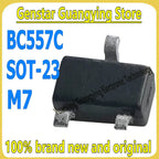 (50-100 Pieces) BC557C BC557 Marking: M7 SOT-23 45V PNP SMT Triode 100% Brand New & Original