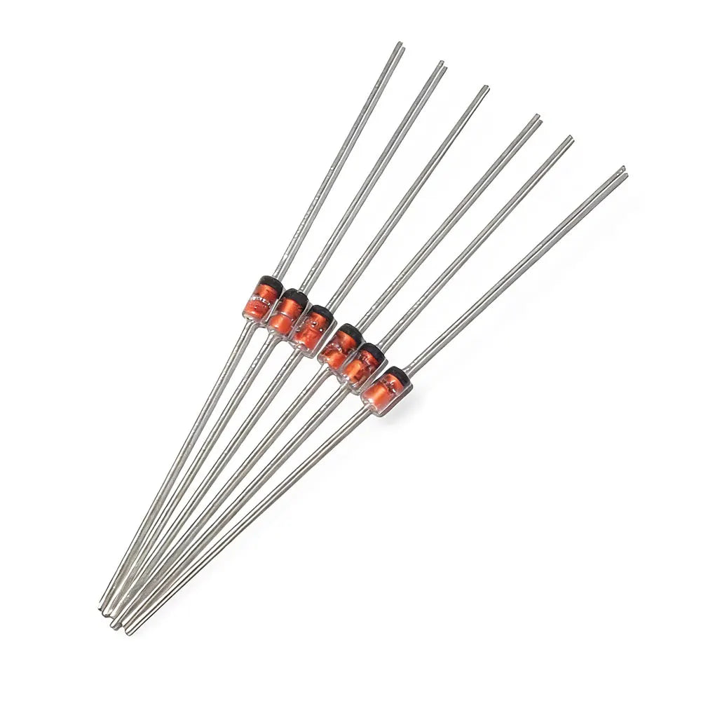 100PCS 1W Zener Diode Assorted Kit 3V 3.3V 3.6V 5.1V 5.6V 7.5V 10V 12V 13V 15V 16V 18V 20V 22V 24V 30V 33V 47V Assortment Set