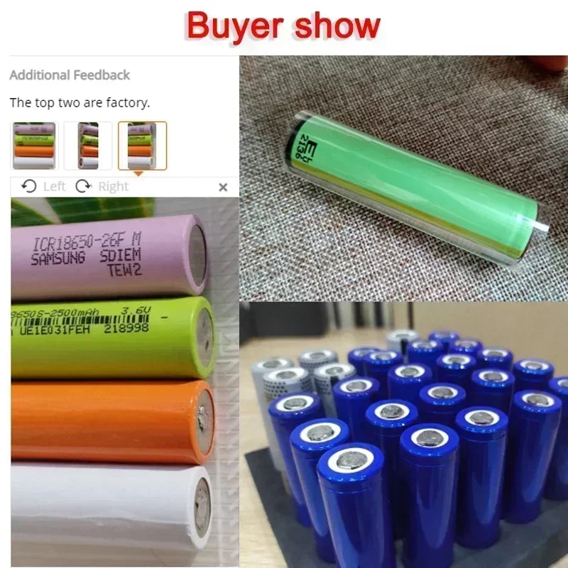 50 ~ 2000pcs PVC Heat Shrink Tubing 18650/21700/26650 Lithium Battery Films Pre-cut Shrinkable Sleeve Protect for Batteries Wrap
