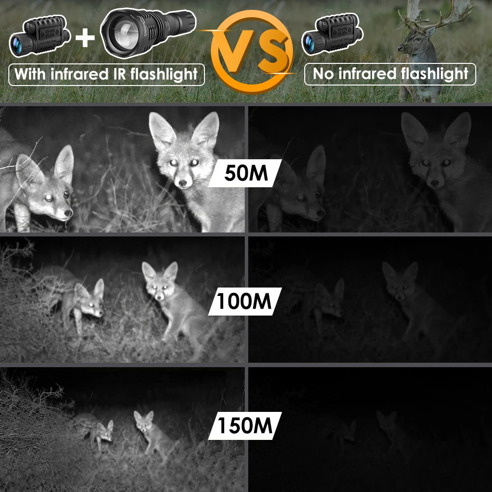 UniqueFire 802S IR850nm IR940nm LED Hunting Flashlight Zoomable Night Vision Torch for Coyote Hog Predator Varmint Hunting