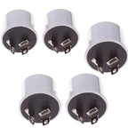 2/5Pcs Cars Motorcycle Accessories 2 Pin Flasher Units Relay 12V 40A For Fixing Flashing Turn Signal & LED Blinking Issues