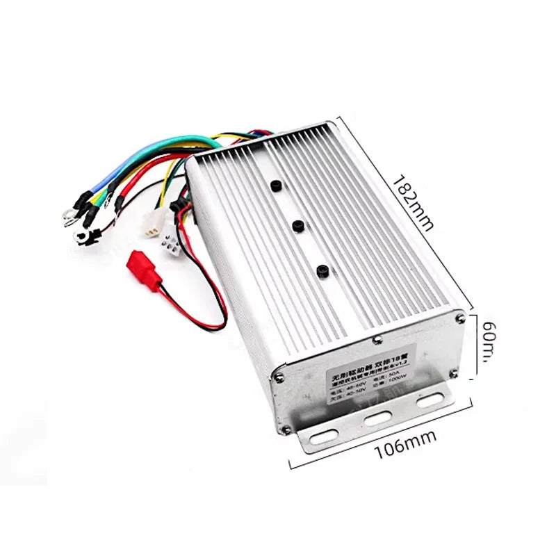DC 24V-60V 50A 1000W High Power Brushless Motor Controller BLDC Driver For 3-phase Speed Regulator With Hall Senser