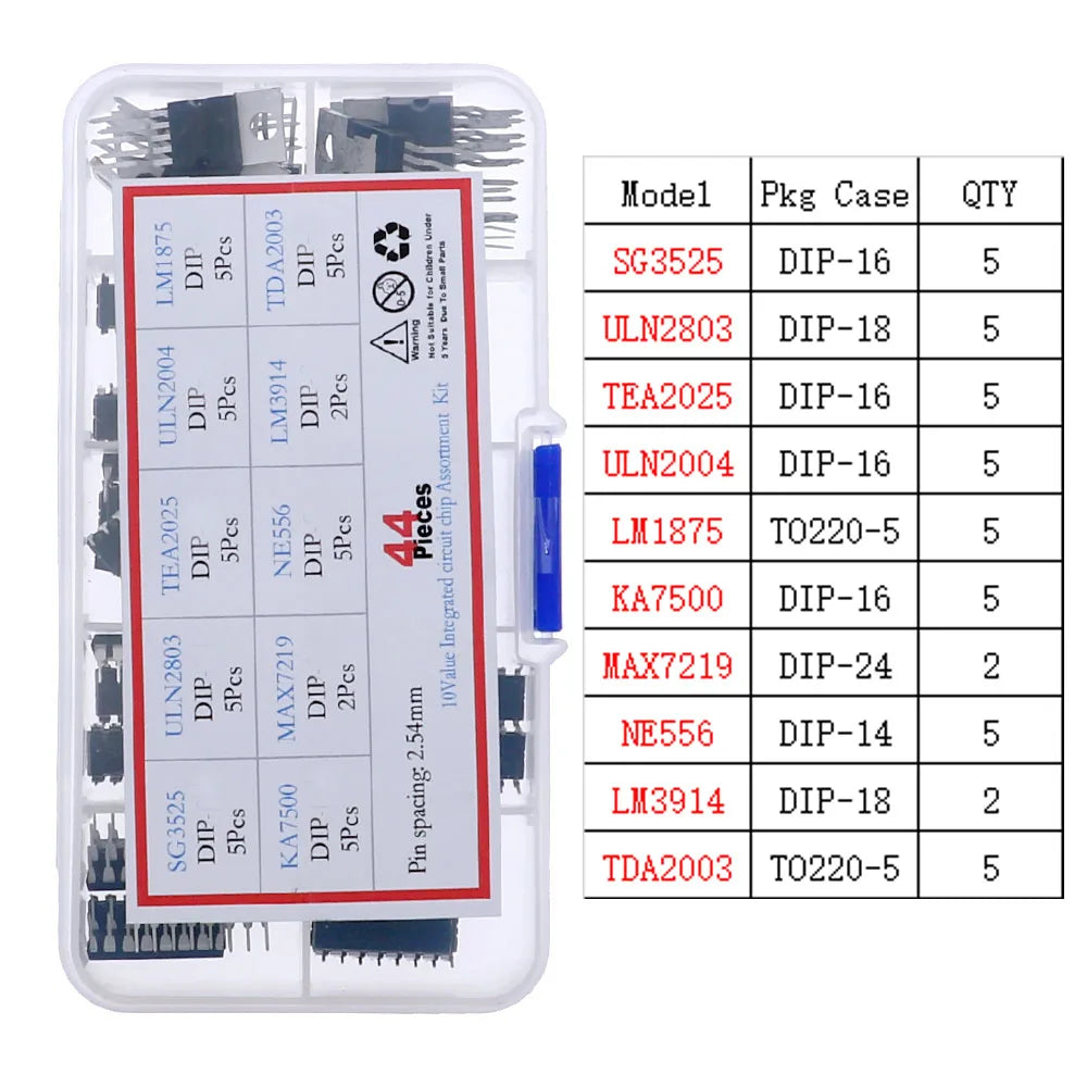 IC Integrated Circuit Chip Assortment Kit DIP SMD series 74HCXX 74LSXX CD4000 Common CMOS Logic IC Sockets set DIY Mix Pack