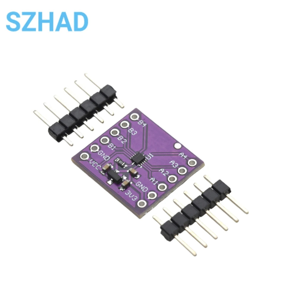 TXB0104 4-Channel Bidirectional Logic Level Shifter Auto Direction Sensing 1.8V to 5.5V for I2C UART GPIO, No Pull-Up Resistors