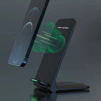 65W Wireless Charger Stand Pad For iPhone 17-12 Pro X XS Max XR 8 Samsung Xiaomi Induction Fast Charging Dock Station