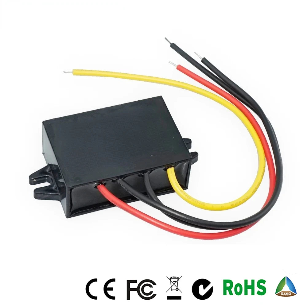 8-36V 19V 30V to 24V 12V 1A 2A 3A 4A Buck Boost DC-DC Converter Stabilizer Step-down/up Voltage Regulator Car Boat Power Supply