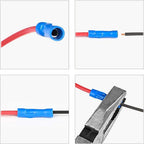 16pcs 4 Types Add-a-Circuit Fuse Tap Adapter with Standard & Mini & Low Profile Mini & Micro2 Blade Fuse Holder for Trucks Boats