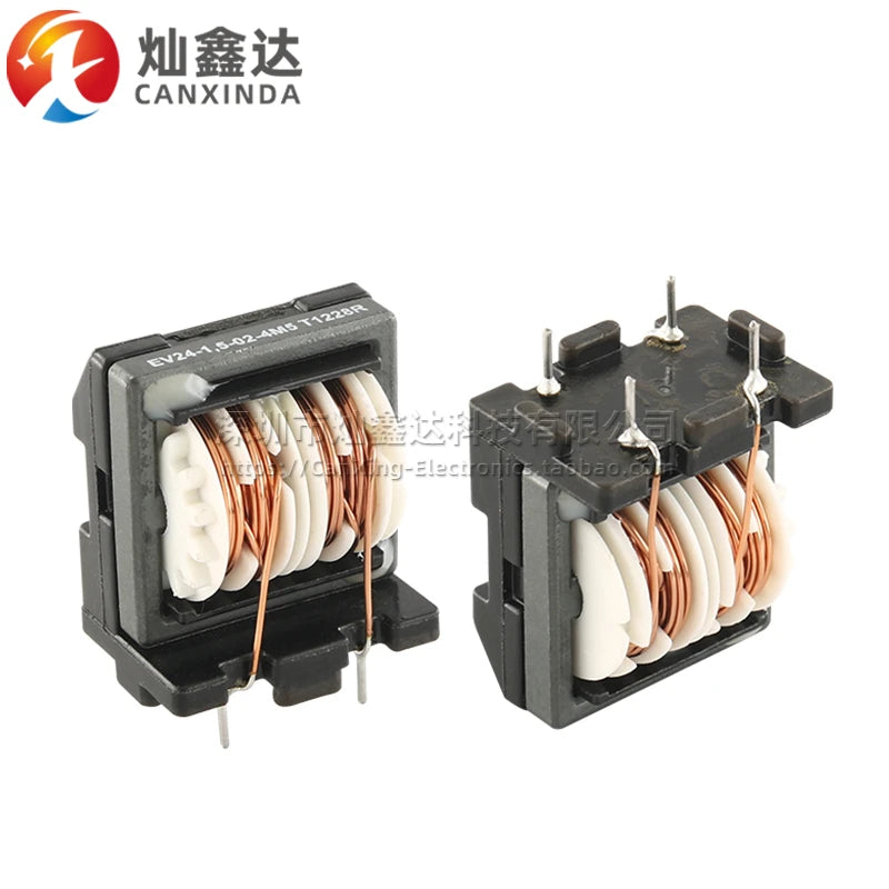 5PCS/ EV24-1.5-02-4M5 Imported switching power supply with common mode filter 4.5MH 1.5A common mode inductor