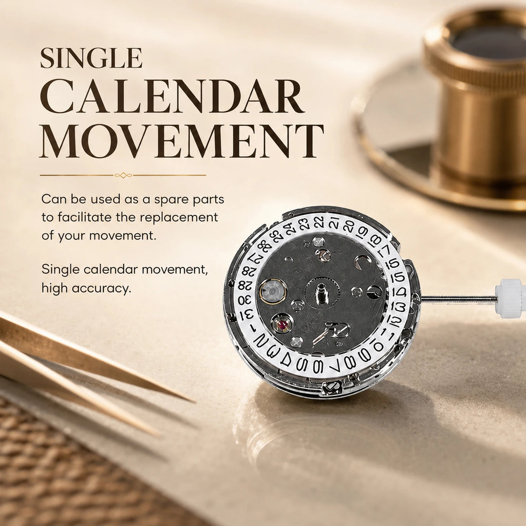 Automatic Single Calendar 2813 Mechanical Watch Movement 3 Hands For DG2813 Watch Movement Watch Repair Part