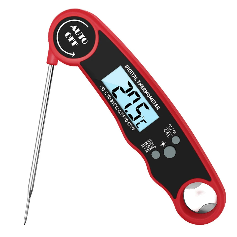 Meat Thermometer Digital – Instant Read Food Thermometer for Grilling, BBQ, Air Fryer, Smoker, Kitchen Gadgets, BBQ Essentials
