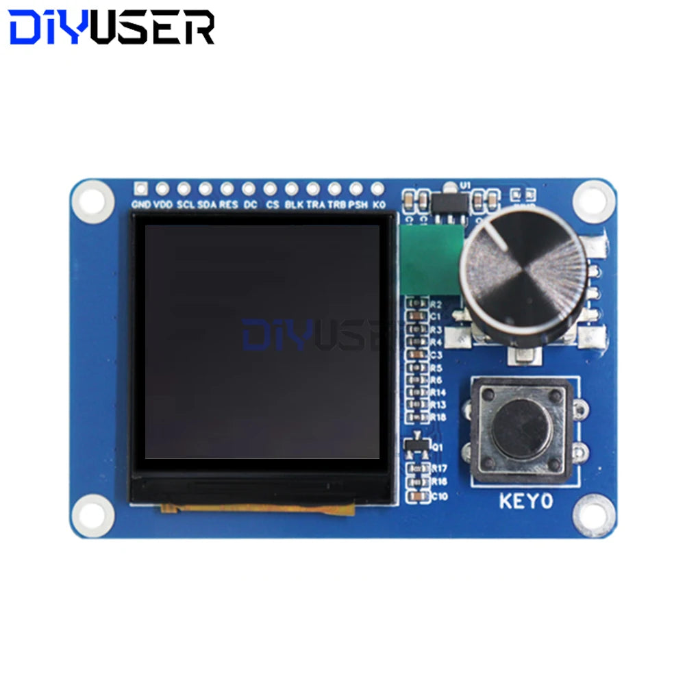 1.54 inch TFT LCD Display Module with EC11 Rotary Encoder Button, IIC/I2C SPI Interface 240x240 for ESP32 ESP8266 DIY