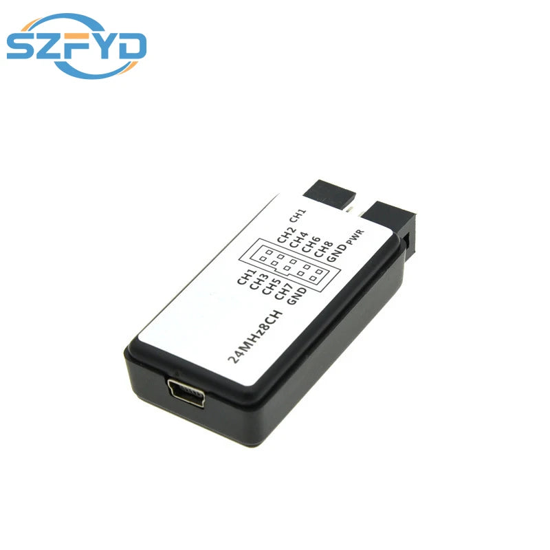 USB logic analyzer single chip microcomputer suitable for ARM FPGA debugging tool 24M sampling 8 channels