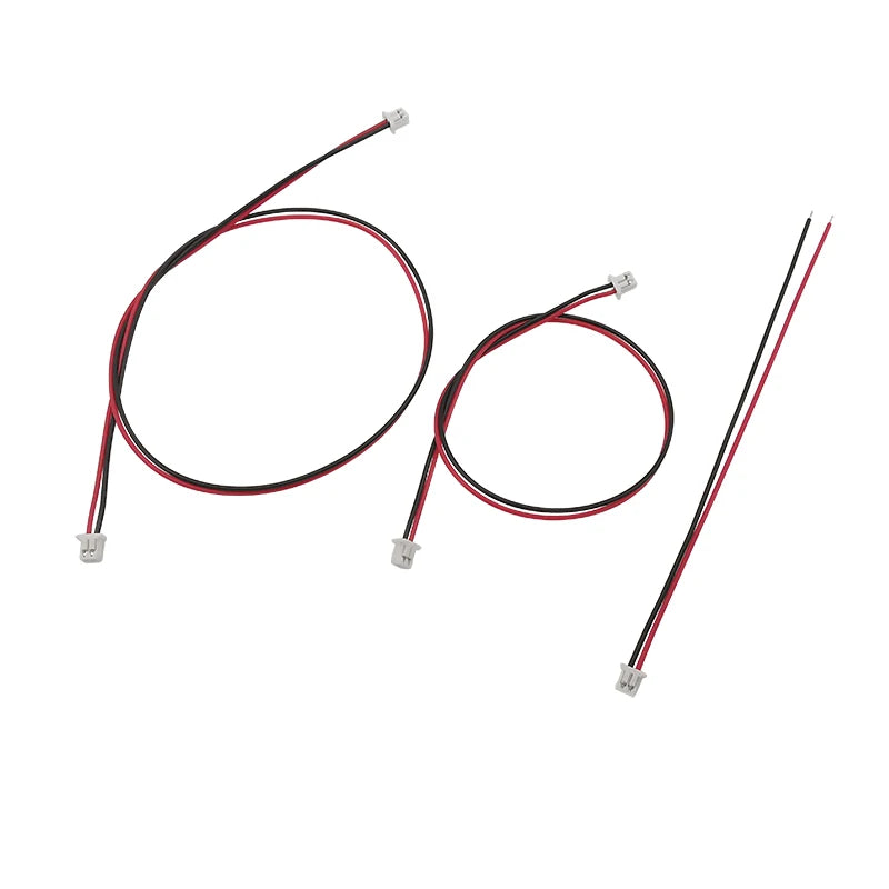 10Pcs Mini JST 1.25mm Pitch Connector Double / Single Ended 2/3/4/5/6/8 Pin JST 1.25mm Plug with 28AWG Wires Cable 10/15/20/30CM
