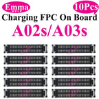 10Pcs USB Charger Charging Port FPC Connector For Samsung Galaxy A12 A22 A32 A52 A72 A02 A03 A13 A23 A33 A53 A73 Plug On Board