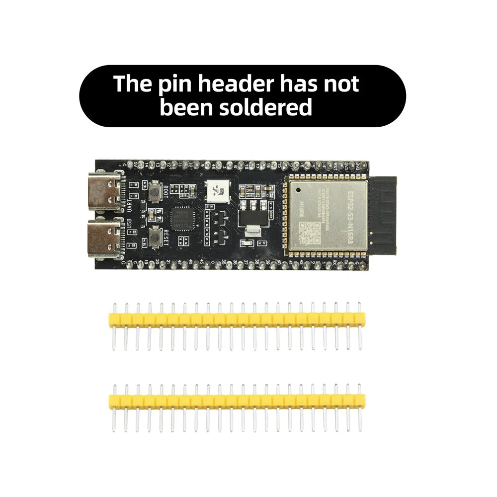 For ESP32-S3-DevKitC-1 WiFi BT Development Board Module CP2102 Onboard ESP32-S3-N16R8 Module 44Pin Type C