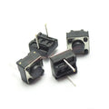 20PCS 6X6 Tact Switch 6*6*4.3/5/6/7/8/9/10mm Pins 2/4 Feet Horizontal Bracket Push Button Switch DIP PCB Micro Key Switch