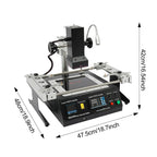 IR6500 BGA Rework Station Infrared Solder Welder System Closed-loop Temperature Control with USB Cable for Welding Repairing