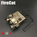Sotac Full Metal DBAL-A2 Red Green Laser Sight Advance 2 Visible / IR Dual Beam Aiming PEQ-15 Otal Infrared Laser Light Airsoft
