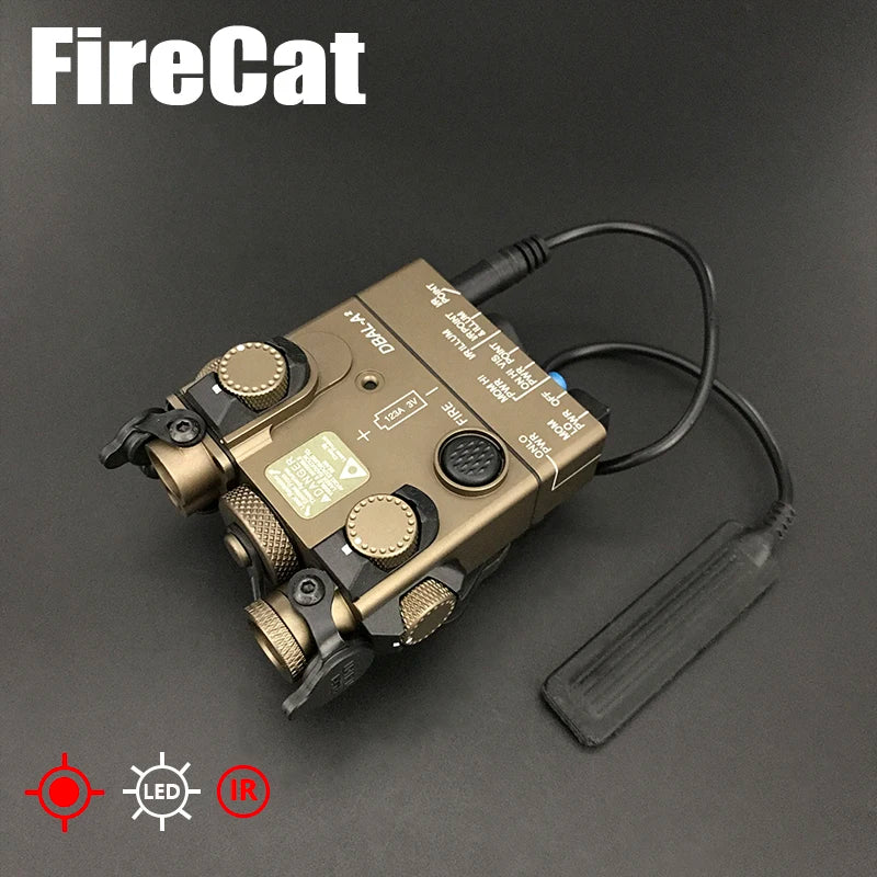 Sotac Full Metal DBAL-A2 Red Green Laser Sight Advance 2 Visible / IR Dual Beam Aiming PEQ-15 Otal Infrared Laser Light Airsoft