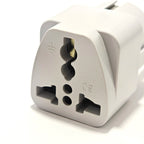 Universal EU Plug Adapter International AU UK US To Euro Travel Conversion Adapter Electrical Converter Power Socket Grey