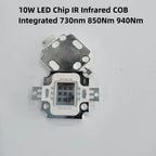 High Power 10W LED Chip IR Infrared COB Integrated 730nm 850Nm 940Nm Infrared Radiation Bulbs Detect Sensor Laser Flashlight
