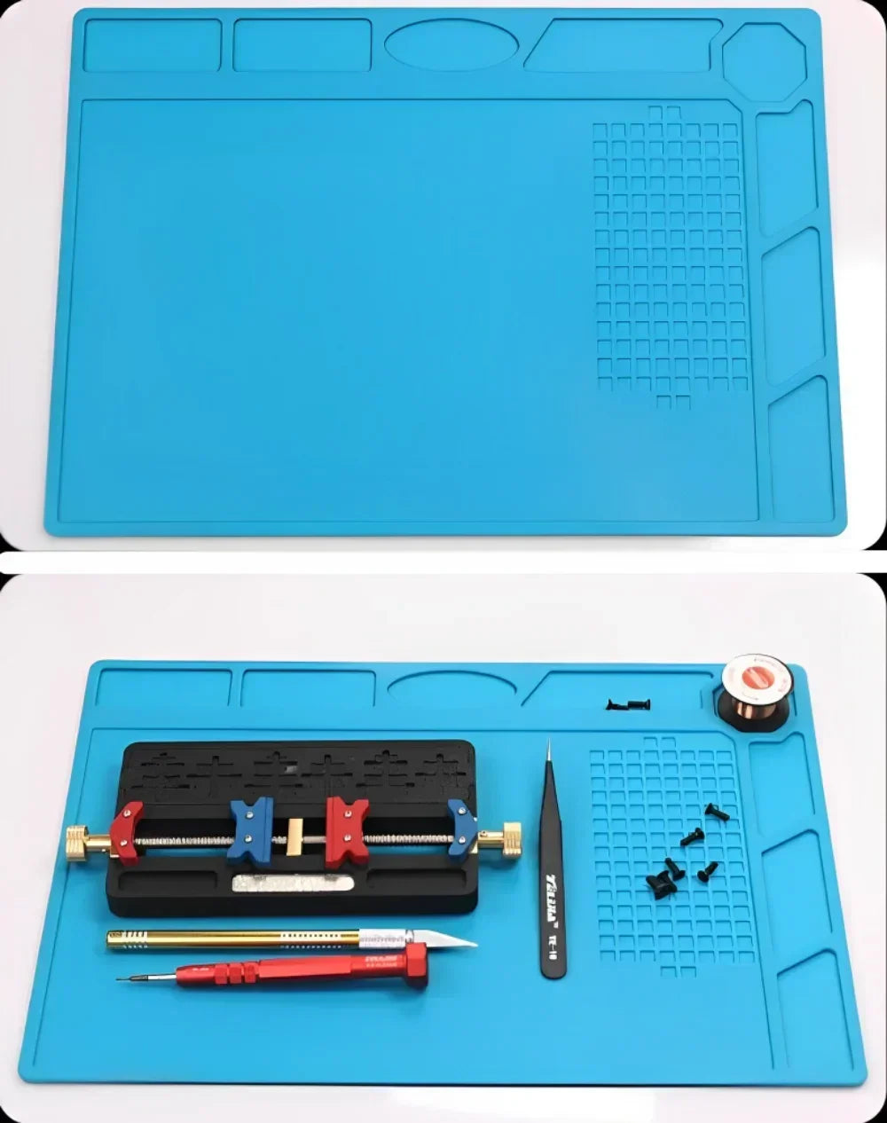 Repair Pad ESD Insulation Soldering Mat Heat Resistant Soldering Station Silicon Work Pad Phone Repair Tool Kit Desk Platform