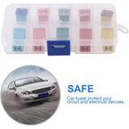 10 Piece Automotive Low and High/Standard Box Fuse 20A 30A 40A 50A 60A Fuse Combination Kit for Pickup Trucks, Cars and SUV