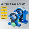 JXK-7 Hall Effect AC/DC Current Transducer 20mm 25mm 0-1500A AC Current Sensor 4-20mA 0-10V 0-5V RS485 DC Current Transmitter