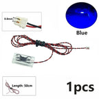 Flash Lamp City Street Light Bricks DIY 0.8mm Pin 1x1 1x2 1x4 Length 50cm SMD LED 2835  Remote Control Building Block
