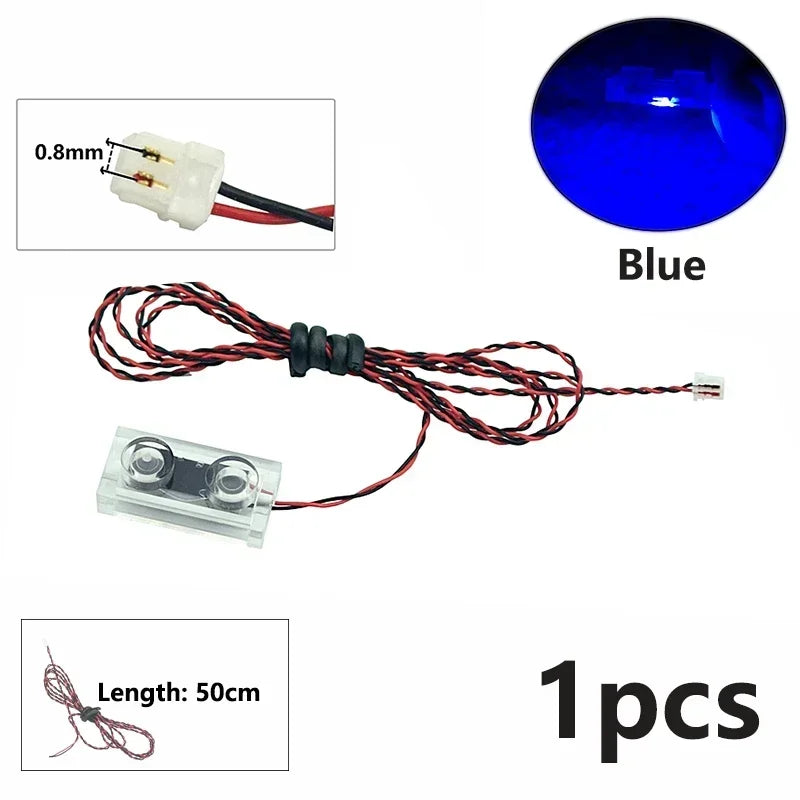 Flash Lamp City Street Light Bricks DIY 0.8mm Pin 1x1 1x2 1x4 Length 50cm SMD LED 2835  Remote Control Building Block
