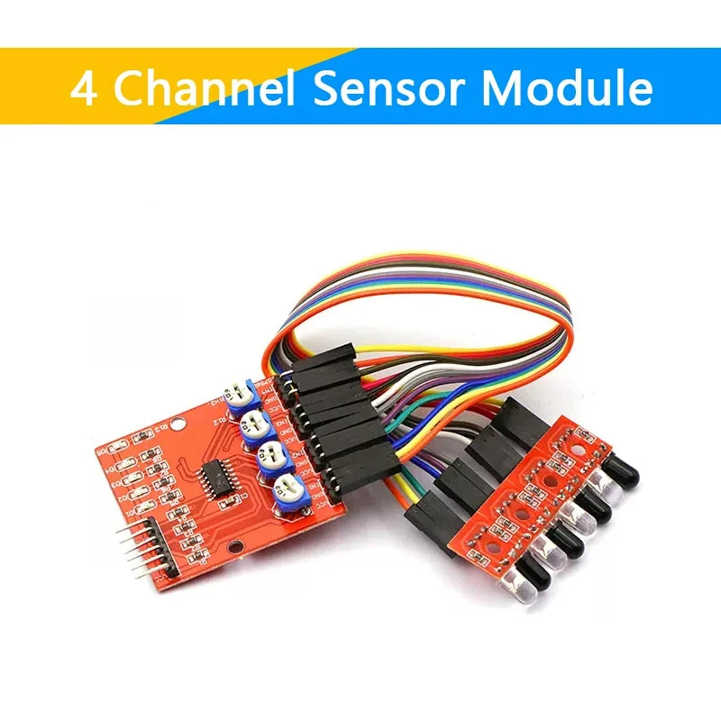 Infrared Detector Tracking Transmission Line TCRT5000 Tracker Sensor Obstacle Avoidance Sensor Module for Arduino Diy Car Robot