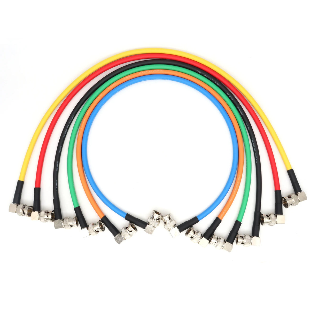 Elbow BNC-Elbow BNC HD SDI Video coaxial Cable 75 coaxial cable CANARE LV-61S 75OHM amera SDI video cable 12G