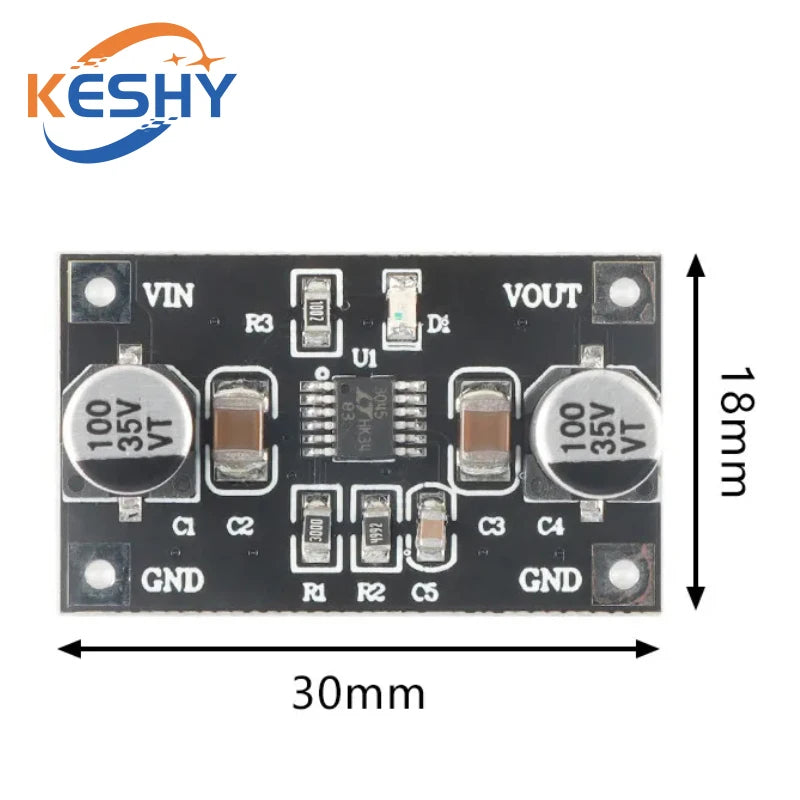 LT3045 Linear Voltage Rregulator Single Power Supply Module 3.3V 5V Buck Step Down Board RF Radio Frequency Low Noise Converter