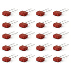 55PCS Square Fuse Components Kit 250V Fuse for Slow Blow Tube Fuse 0.5A 1A 2A 2.5A 3.15A 4A 5A 6.3A 8A 10A 15A