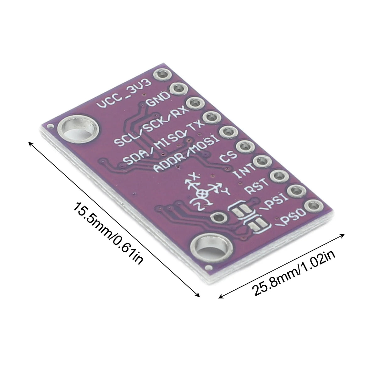 1Pcs BNO085 9DOF IMU Sensor Accelerator- Sensor Module For AR For VR And Robotics Applications