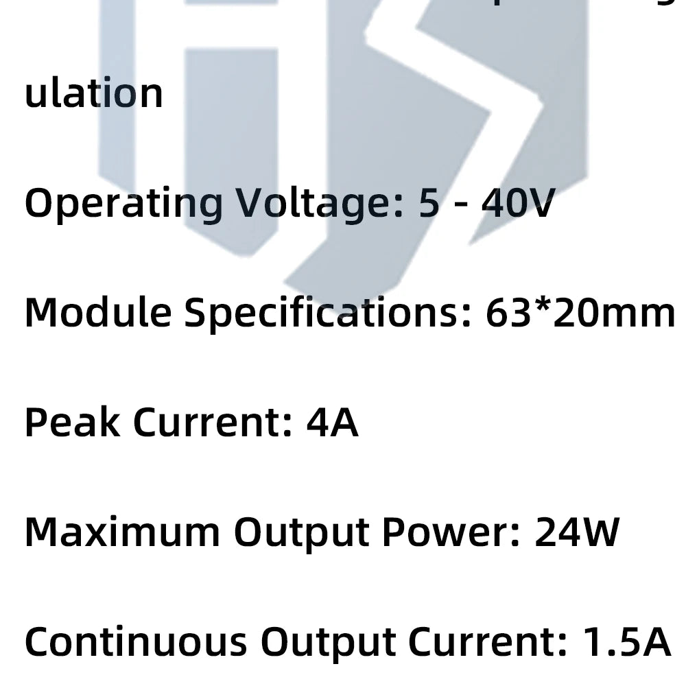 24W BLDC Motor Driver Module 5V-40V 2A Three-Phase PWM with Hall Sensor and Inductive Control