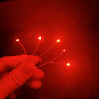 220pcs Pre-wired 0402 0603/0805/1206 SMD LED 9 Colors 3V LED 30cm Wires Hobby Model Kit Car Railway Railroad Starship Lighting