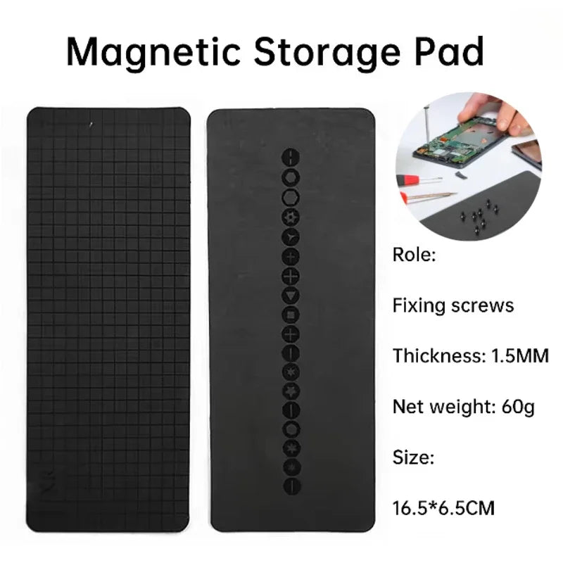 Soldering Mat ESD Magnetic Heat Resistant Insulation Work Mat Soldering Station Kit Silicone Repair Pad Maintenance Platform
