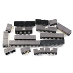 10pcs DC3 1.27/2.0/2.54mm DIP Straight RA Right Angle SMT Double Row 6/8/10/20/30/40/50P ISP Male Pin IDC JTAG Socket Box Header