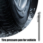 1-5pcs Stainless Steel Pen Shaped Car Vehicle Tire Pressure Gauge Test Meter Gauge Portable Car Tire Pressure Gauge Barometer