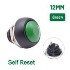 5/20/100PCS PBS-33B Black Red Green Yellow White Blue Orange Self-reset Self-locking 12mm Momentary Push Button Switch