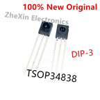 10PCS/Lot    TSOP4838 、TSOP34838 、TSSP4038 、TSSP4P38   DIP-3   New original infrared receiver module light barrier system