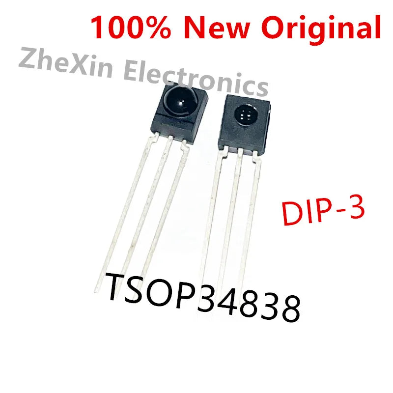 10PCS/Lot    TSOP4838 、TSOP34838 、TSSP4038 、TSSP4P38   DIP-3   New original infrared receiver module light barrier system